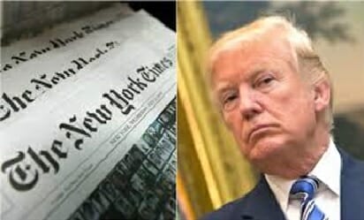 After Years Harassing the President of the United States, Donald Trump, the Fake-News NY Times Finally Admits, the Steele Dossier Was a Lie that “Never Materialized or Has Been Proved False”