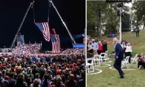 President Trump: “You Have 45-55 Thousand People Show Up – Then You Lose the State – Oh Really, I Don’t Think So – He Couldn’t Fill Up the Circles”