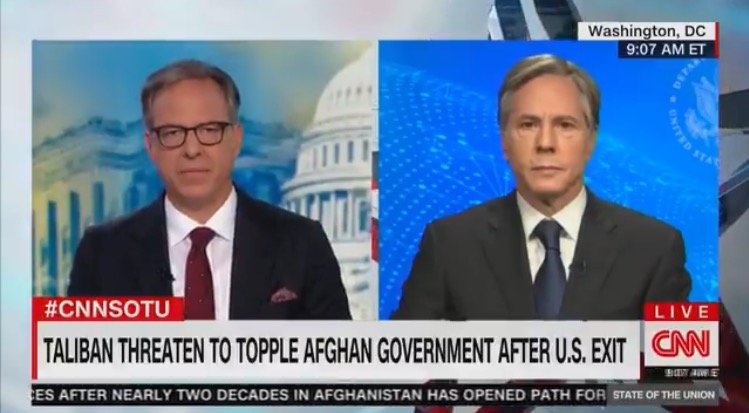‘How Did Biden Get This So Wrong?’ – Jake Tapper Confronts Secretary Blinken on Biden’s Afghanistan Blunder: “Tragic Foreign Policy Disaster” (VIDEO)