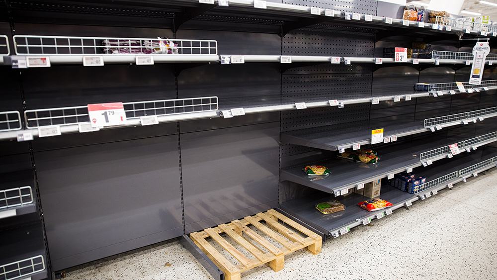 Image: Collapse imminent? Food suppliers admit they can’t keep store shelves stocked amid supply chain disruptions, worker shortages