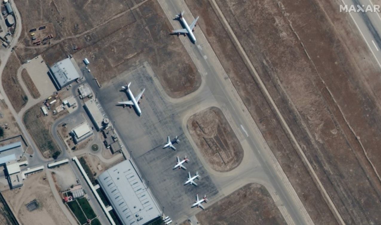 Image Surfaces of Stranded Planes Filled with Americans at Mazar-i-Sharif Airport in Afghanistan – Taliban Holds Planes Hostage as Biden State Department Blocks Departures