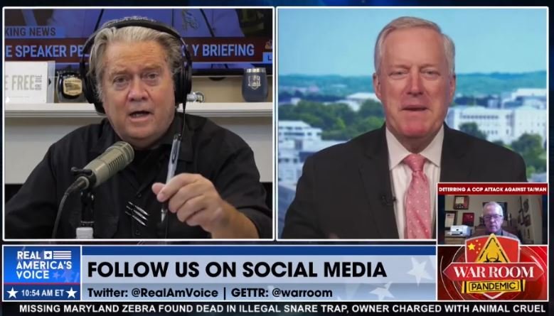 Boom! Mark Meadows Exposes Fauci’s Lies on Gain-of-Function Funding: “It Was Intentional – They Need to be Held Accountable for Their Actions” – War Room Video