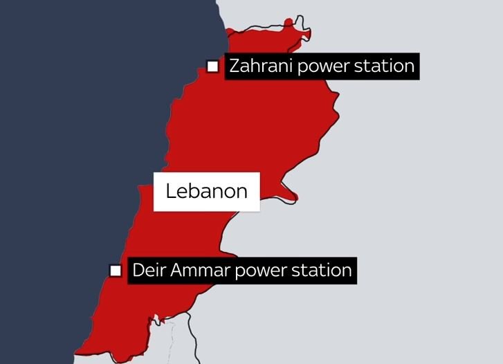 Entire Country of Lebanon Without Power Following Fuel Shortages
