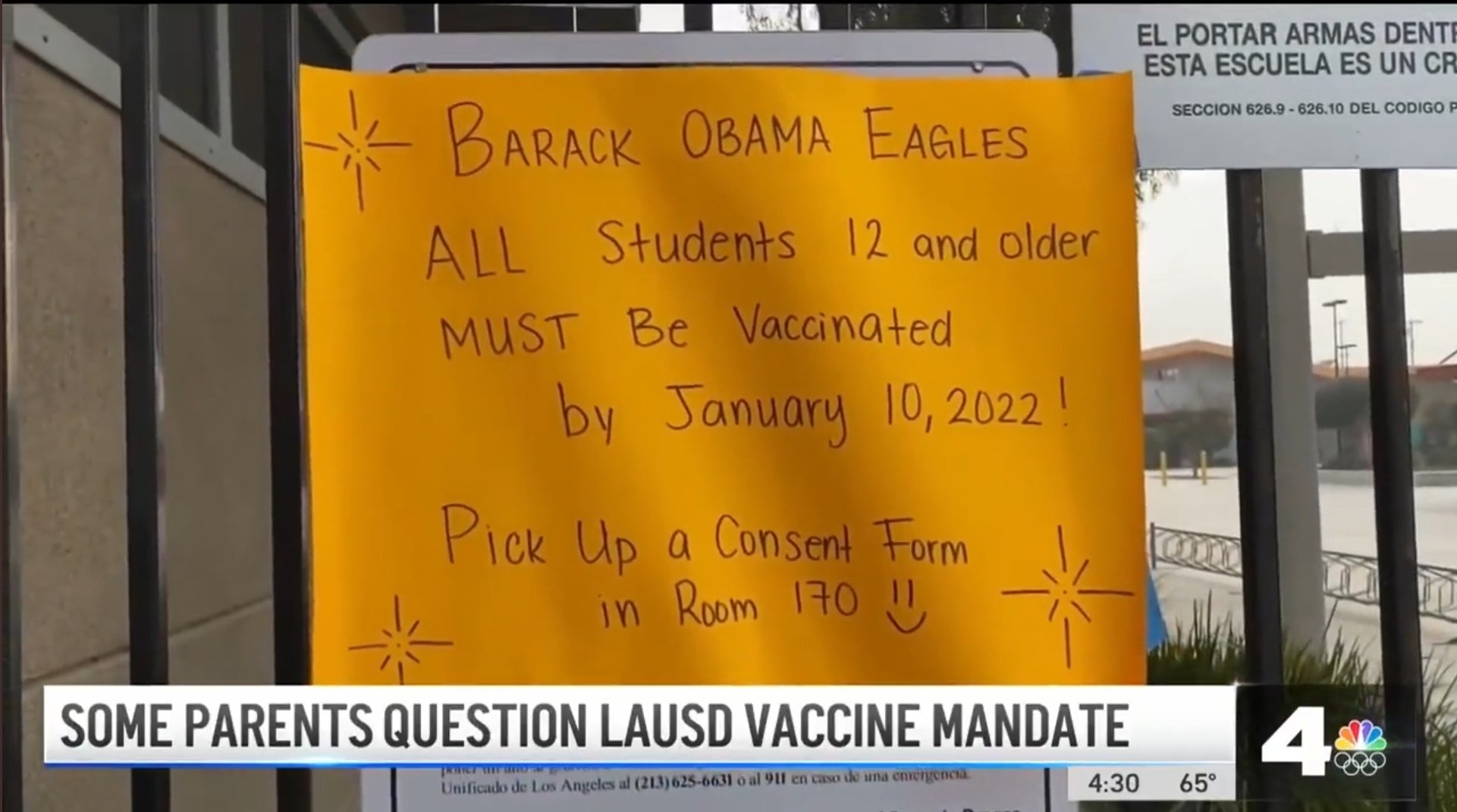 WATCH: Outraged Mother Says 13-Year-Old Son Was Vaccinated Without Her Consent At Obama Global Prep Academy In LA After School Bribed Him With Pizza