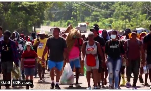 9,000 Haitians Expected to Reach Mexico in a Few Days on Their Way to US as Omicron Cases Continue to Surge in US