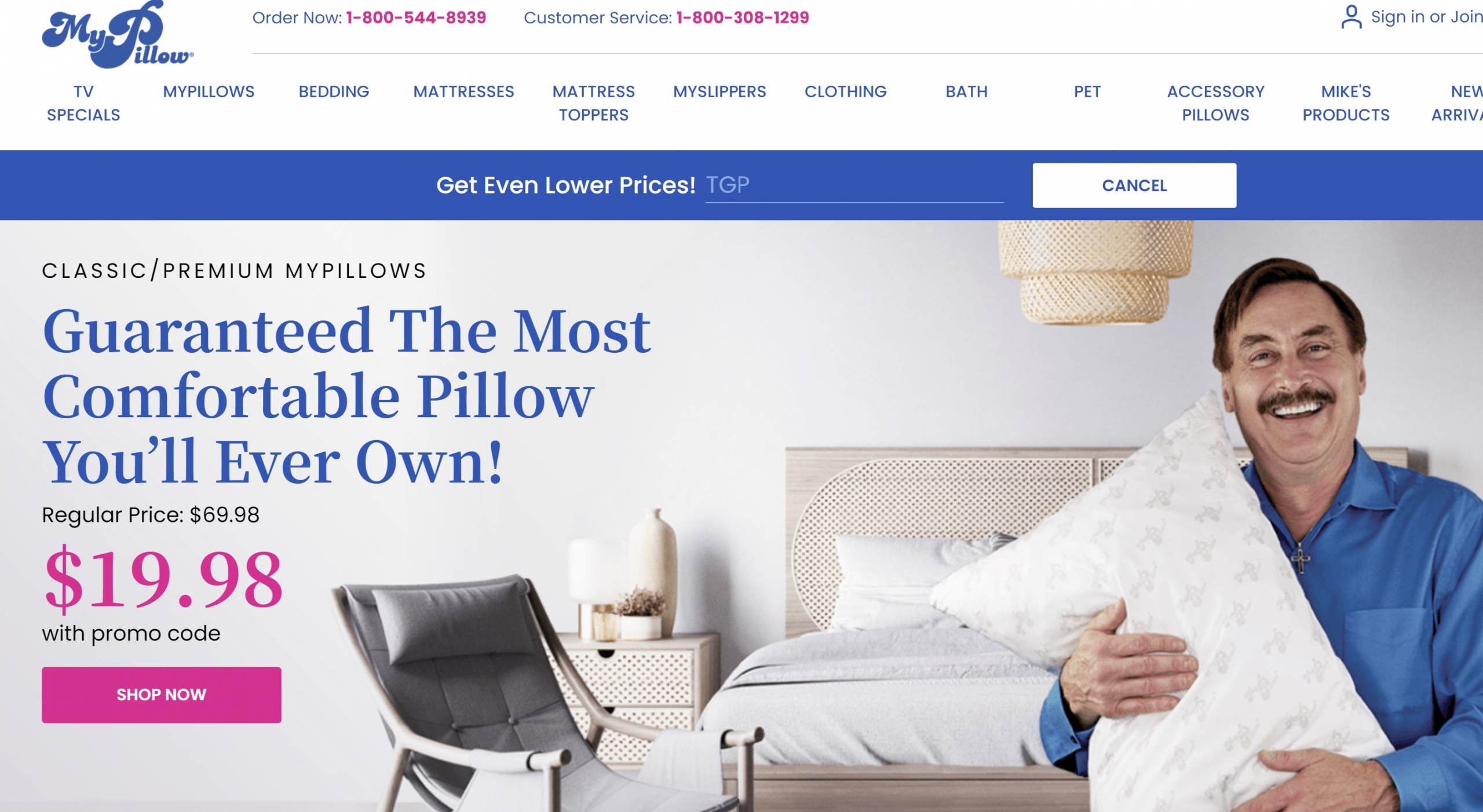 Just Launched The Revamped MyPillow Online Store — Use The TGP Promo