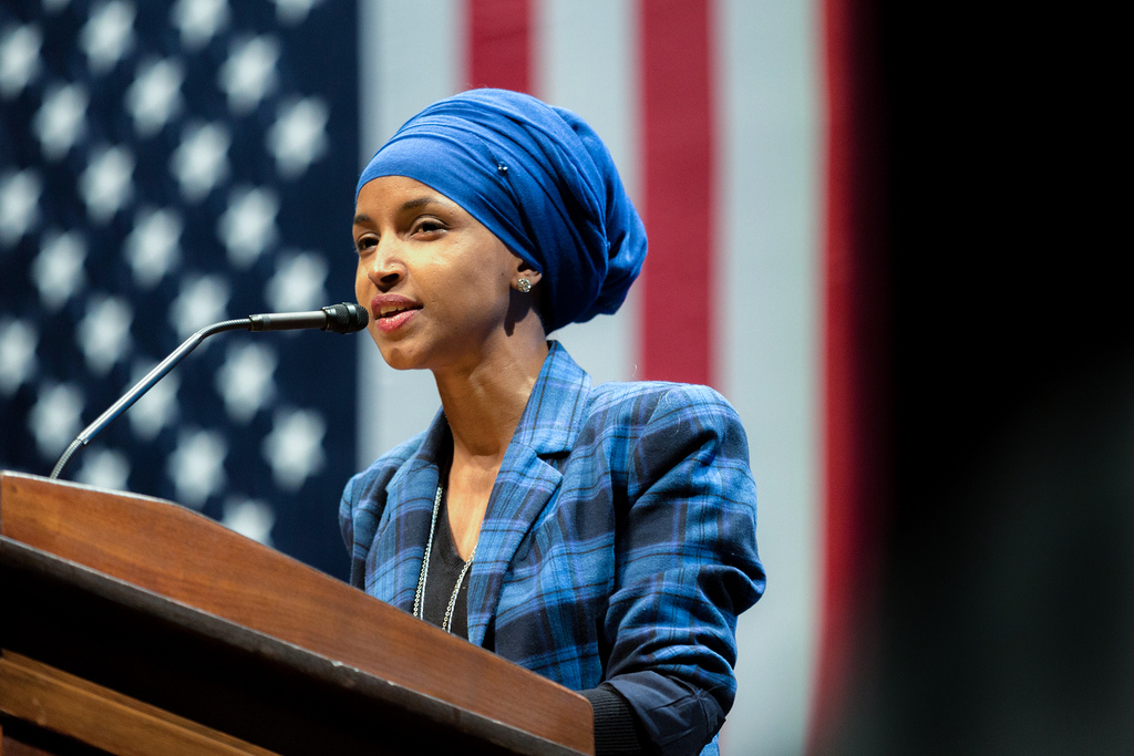 Image: Anti-semitic, Muslim Rep. Ilhan Omar turns sights on Christian missionaries… Attacks them for singing on airplane during Holy Easter weekend