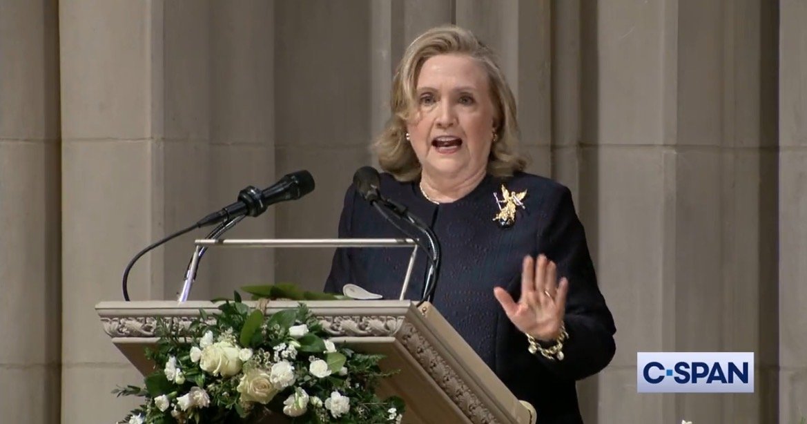 Hillary Clinton Takes a Swipe at Trump, Goes on Woke, Feminist Rant at Madeleine Albright’s Funeral (VIDEO)