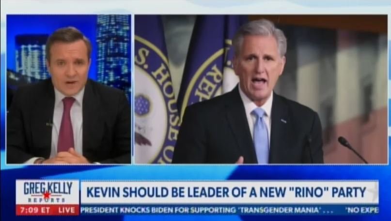Newsmax Host Greg Kelly: “Kevin McCarthy Is a Swamp Snake and We Don’t Like Him – In a Moment of Crisis He Wet His Pants” (VIDEO)