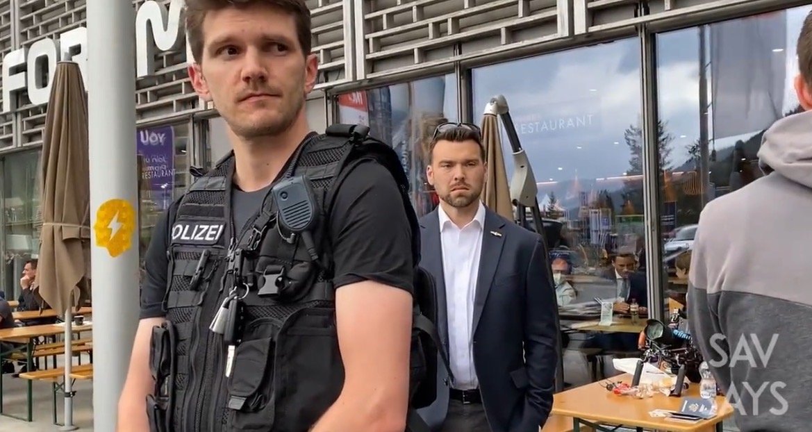 UPDATE: Jack Posobiec and News Crew Detained at Machinegun Point for an Hour by World Economic Forum Police (Video)