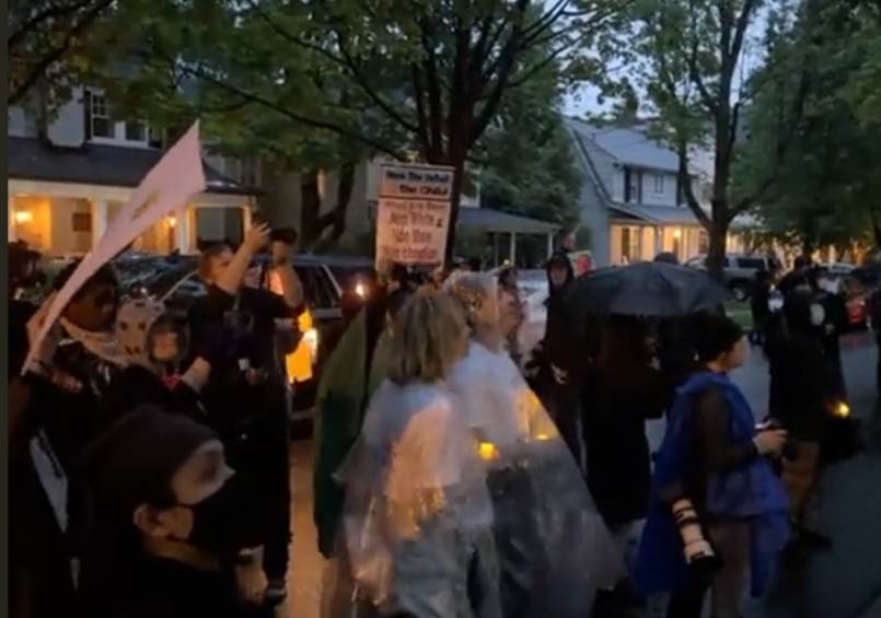 Pro-Abortion Protesters March on Homes of Supreme Court Justice Kavanaugh and Chief Justice Roberts