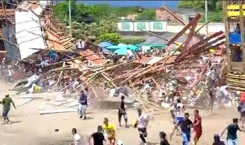 BREAKING: HUNDREDS INJURED, MULTIPLE DEAD After Arena Collapses During Bullfight in Colombia — SHOCKING VIDEO