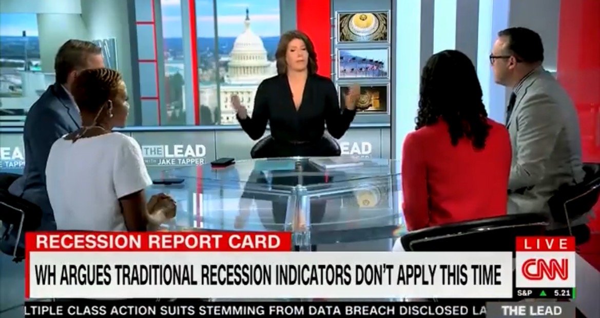 “You Can’t Fake This!” – CNN Panel Blasts Biden Regime For Lying About the Definition of a Recession (VIDEO)
