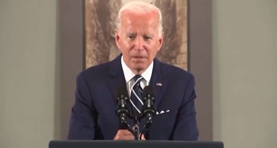 Biden Tells Story About Nurses Rubbing His Face and Whispering in His Ear During Remarks at Hospital in East Jerusalem (VIDEO)