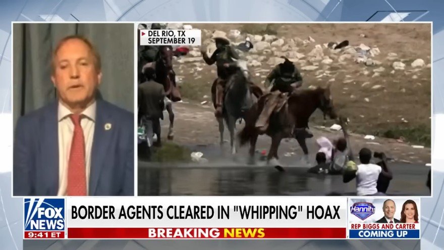Texas AG Ken Paxton Demands Apology From Biden For Lying About Border Agents Whipping Haitians In Political Stunt
