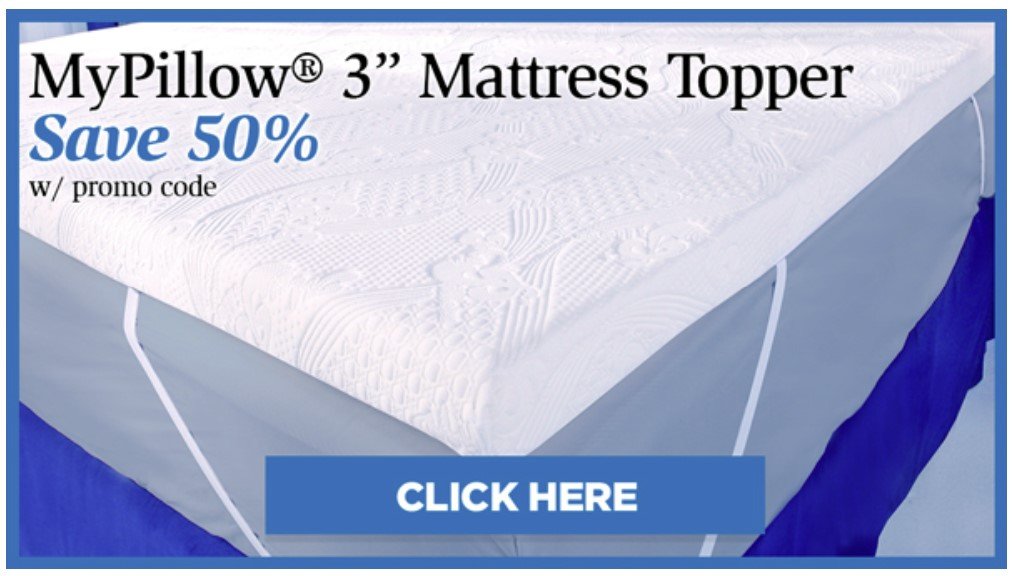 Upgrade Your Student’s Bed With MyPillow’s Famous Made-In-The-USA Mattress Topper (Up To 50% Off)!