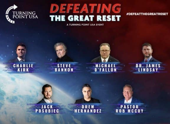 LIVE-STREAM-VIDEO: TPUSA To Host “Defeating The Great Reset” Event In Phoenix, AZ – Set To Expose The Evil Globalist Agenda And Educate Citizens On The Horrors Of The Great Reset On September 16 & 17