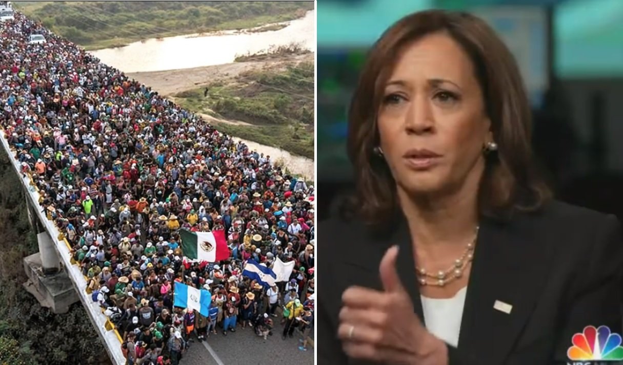 Blathering Idiot Kamala Harris Tells Chuck Todd the Border Is Secure, Then Doubles Down on this Ridiculous Lie — After 2 Million Illegals Walked Across Open Border Last Year