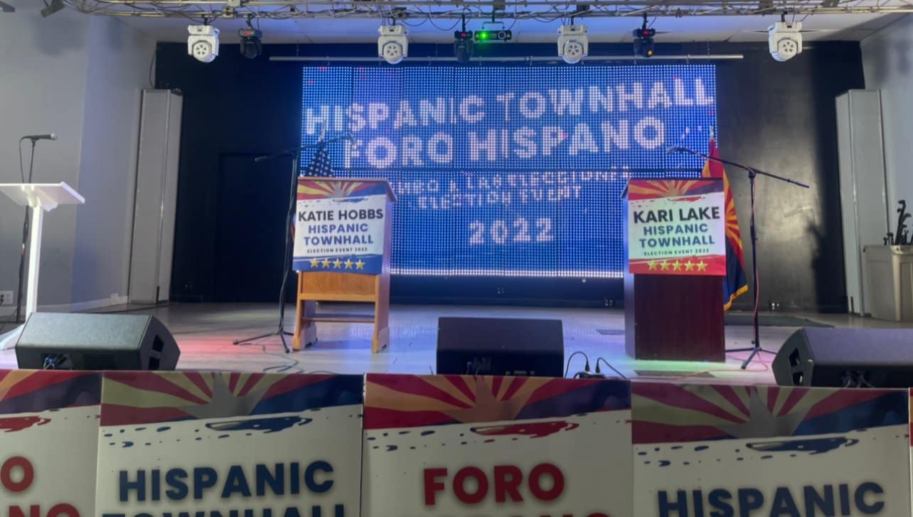 WATCH LIVE: Kari Lake And Katie Hobbs Invited To Speak At Hispanic Town Hall Event – Racist Democrat Katie Hobbs Is MIA