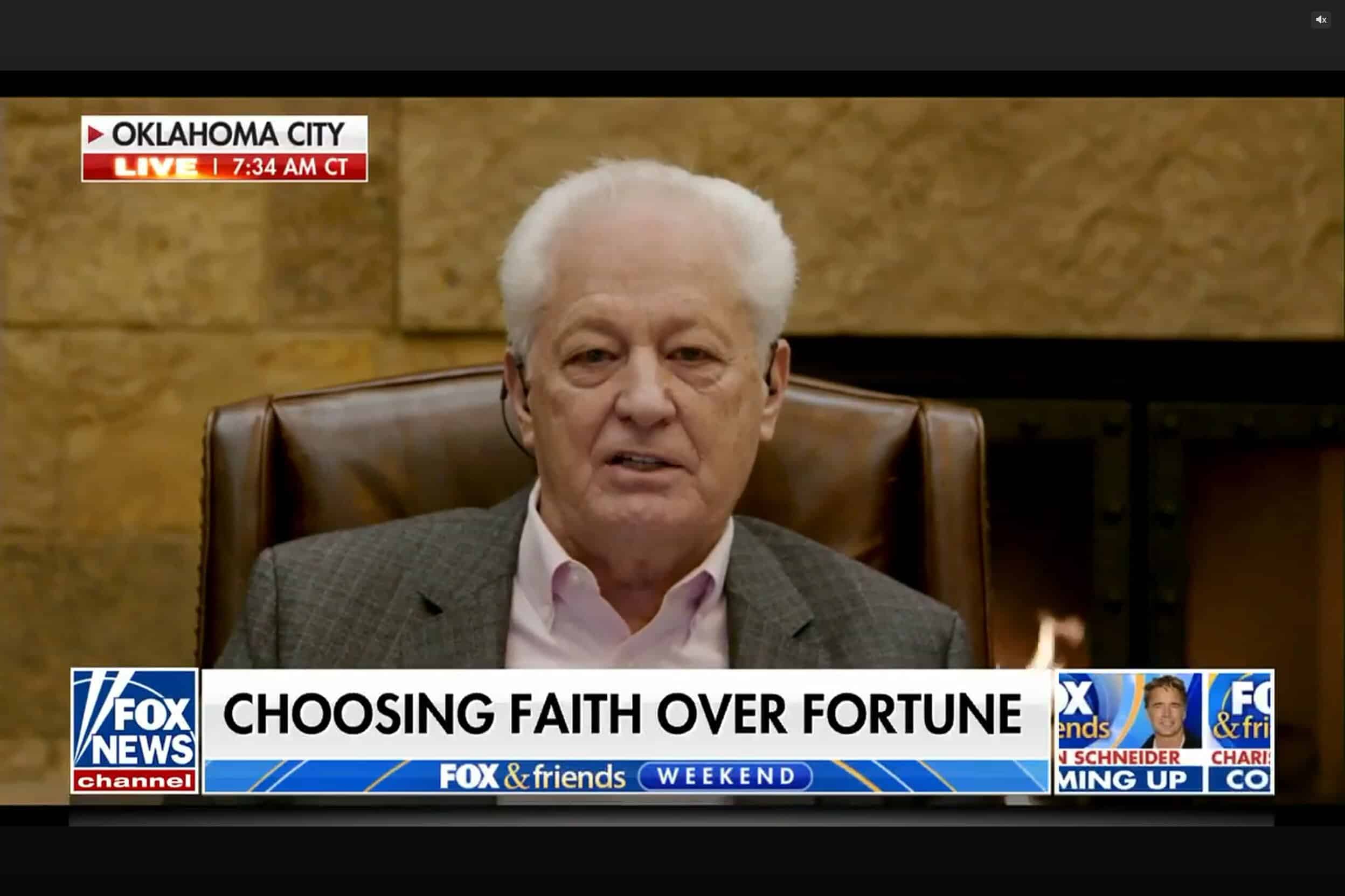 Hobby Lobby Founder Putting Company In A Trust Says He Chose God As