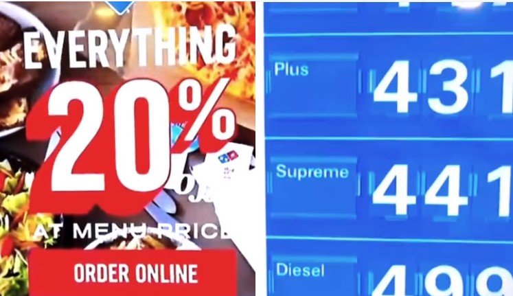 “Now That Gas Prices Are So High” – #BidenEffect – Domino’s Pizza Runs 20% Discount on Menu Items Due to Soaring Gas Prices and Inflation