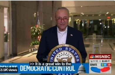 Chuck Schumer: Midterms a “Vindication” for Democrats’ Agenda After Clinching Senate Majority