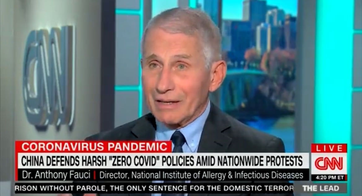 “If the Purpose is ‘Let’s Get All the People Vaccinated, Particularly the Elderly,’ Then Okay” – Dr. Fauci on China’s Lockdown (VIDEO)