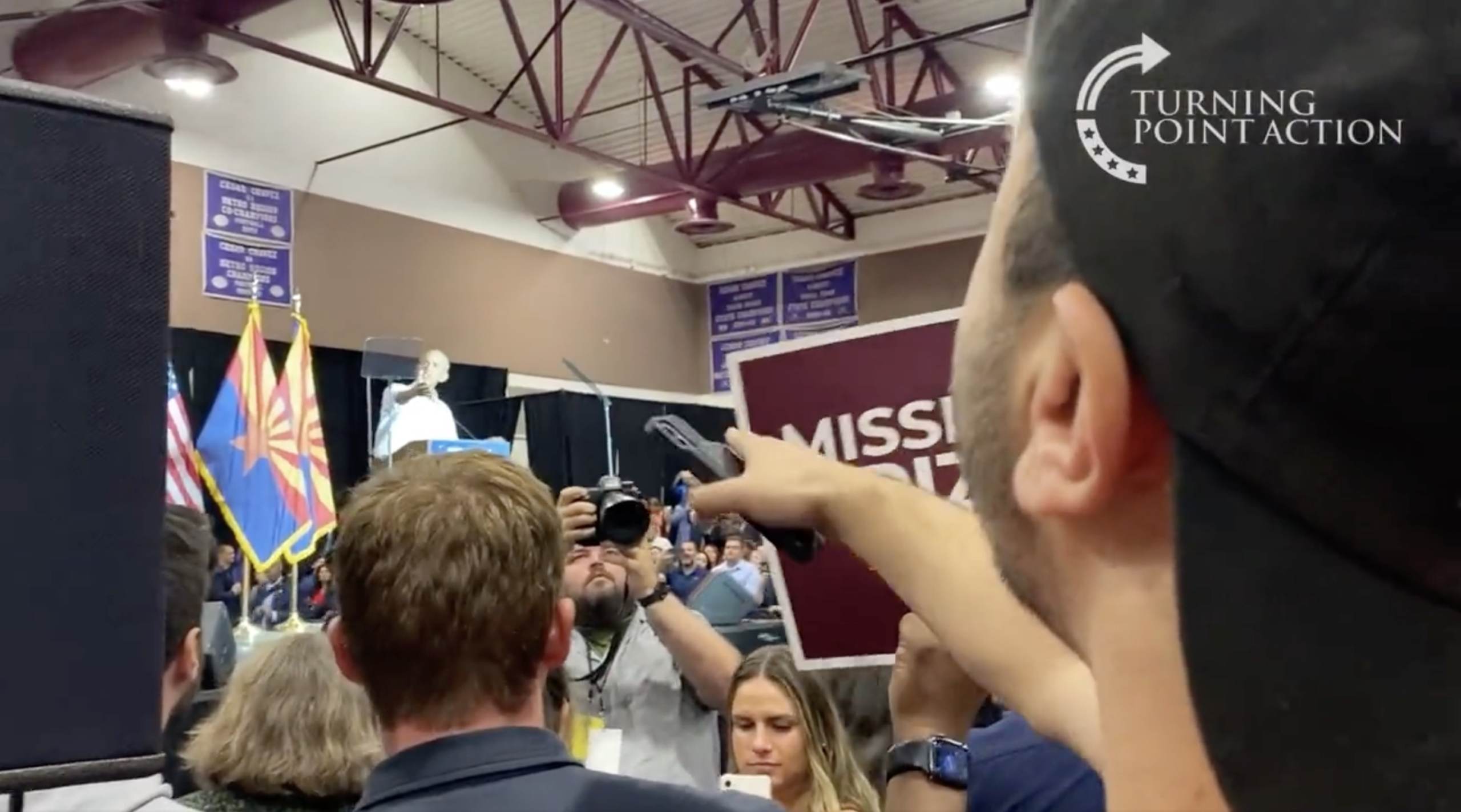 Obama Interrupted by Protester at Campaign Rally in Arizona for Supporting Katie Hobbs Who Has History of Discriminating Against Black People (VIDEO)