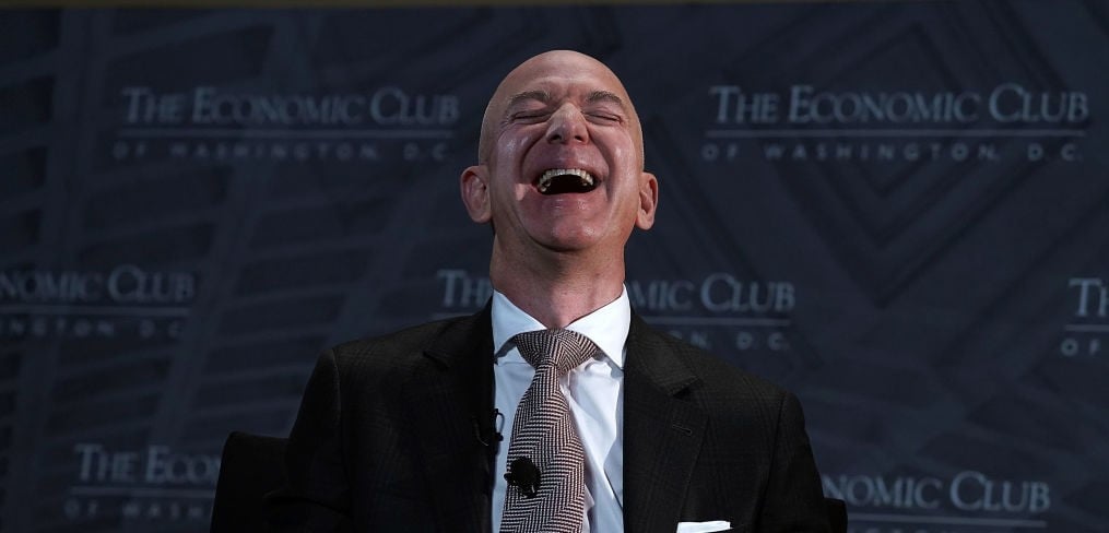 Report: Jeff Bezos ‘May Sell’ Washington Post  in a Bid to Buy the NFL’s Washington Commanders