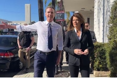 Surrounded by Armed Security Democrat Governor Newsom Tells Liberal Hack Reporter “The Second Amendment Is a Suicide Pact” (VIDEO0