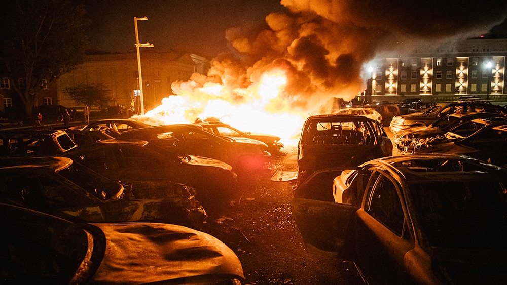 Image: Violent protests break out in Memphis, NYC after release of Tyre Nichols bodycam footage