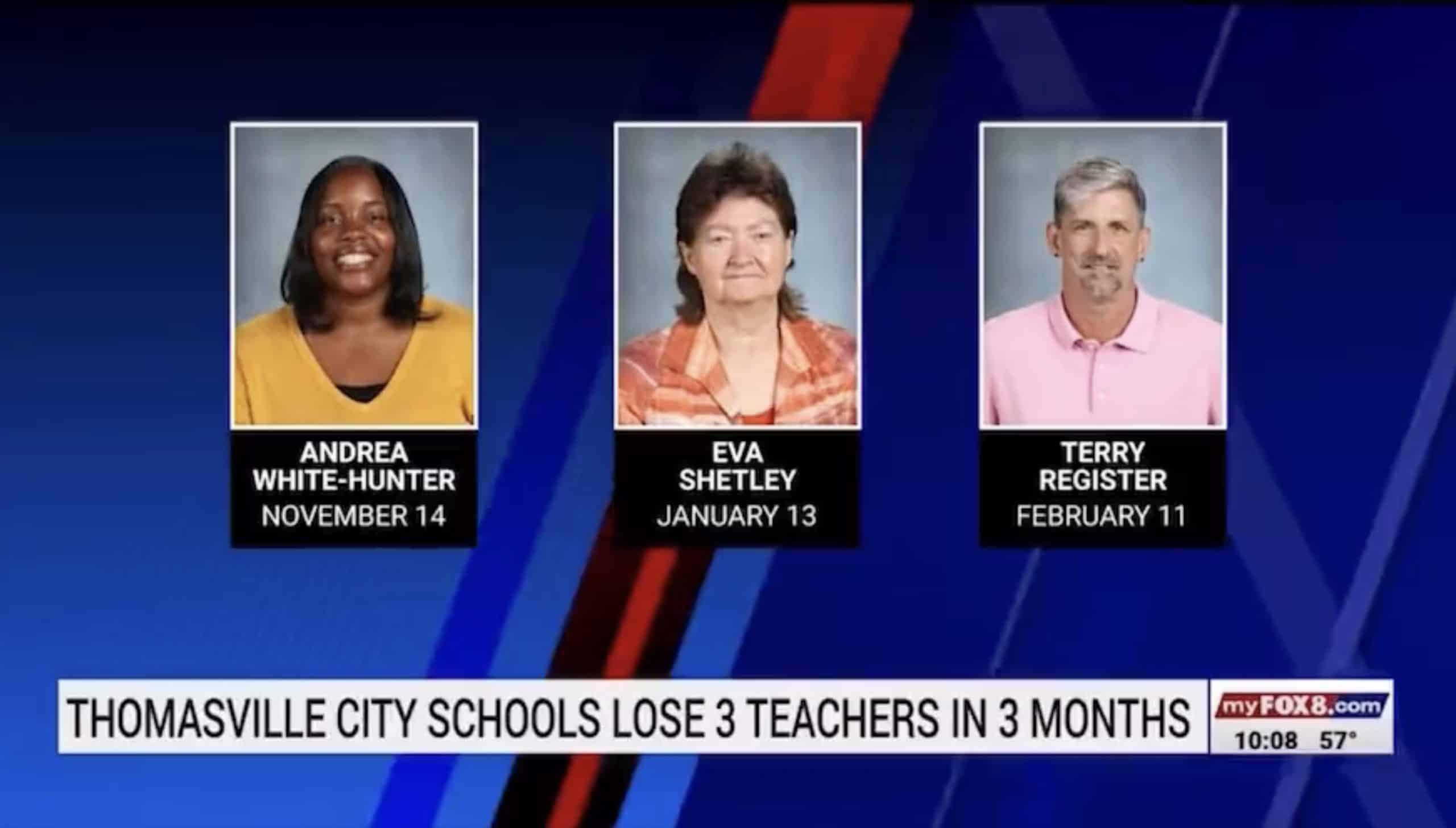 Three Teachers at Same North Carolina Primary School Die “Unexpectedly” in Three Months (VIDEO)