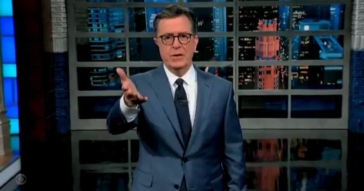 Left Wing Hack Stephen Colbert Mocks Report That COVID Leaked From a Lab (VIDEO)