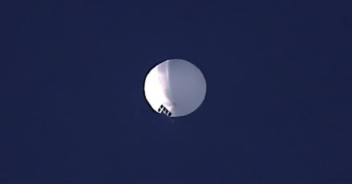 A high-altitude balloon floats over Billings, Montana, on Wednesday. A Pentagon spokesman said Thursday that the U.S. was