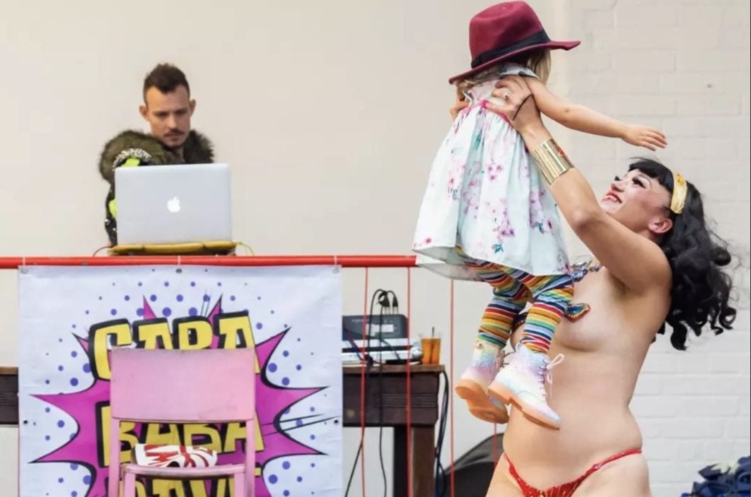 British Drag Show For BABIES Features Nearly Naked Individuals, Including Men Spreading Legs in Fetish Gear [VIDEO]