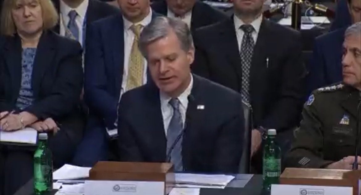 Wray: “The FBI Assessed, Going All the Way Back to the SUMMER of 2021, That the Origin of the Pandemic Was Likely a Lab Incident in Wuhan” (VIDEO)