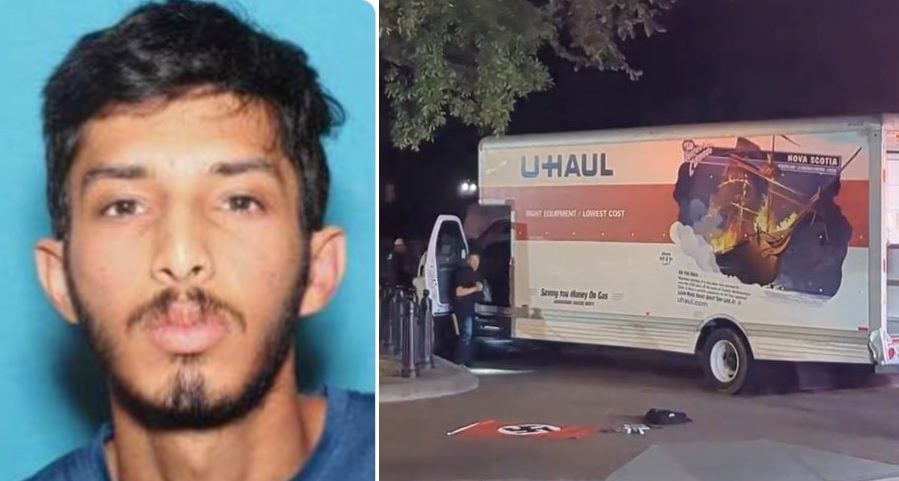 UPDATE: 19-Year-Old Man ‘Sai Varshith Kandula’ From St. Louis Suburb Was Driving U-Haul that Rammed Into White House House Barriers with “Nazi Flag”