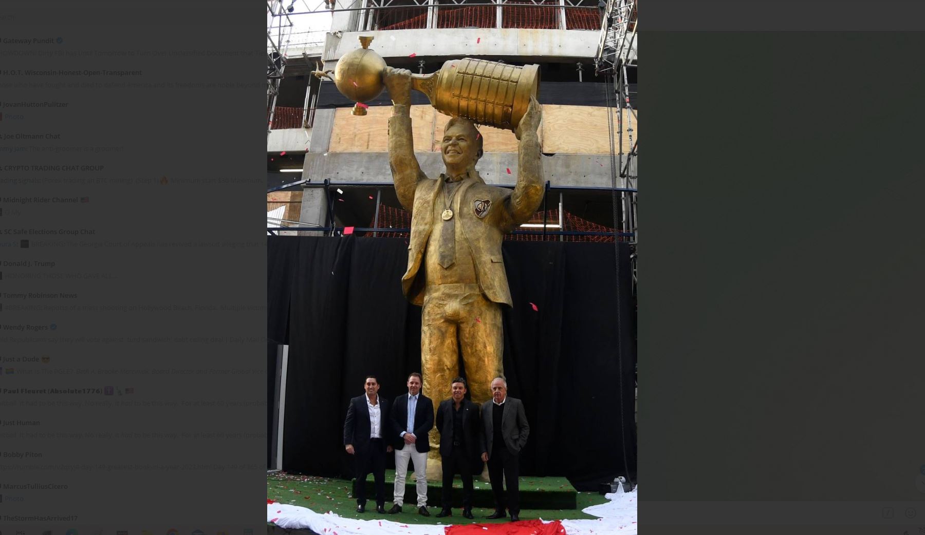 Great Balls of Fire: Uproar After 26-Foot Statue Honoring Soccer Great Has Giant Bulging Balls