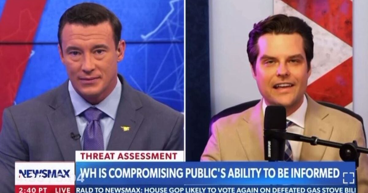 Matt Gaetz on Jack Smith Witch Hunt: “It’s Obviously Weaponization of our Justice System – Joe Biden Has Had Classified Documents at His Place Since 1974” (VIDEO)