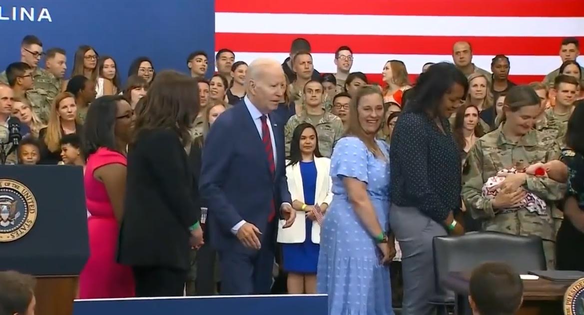 Joe Biden is VERY Confused After Ending His Speech – Has to Be Guided Away (VIDEO)