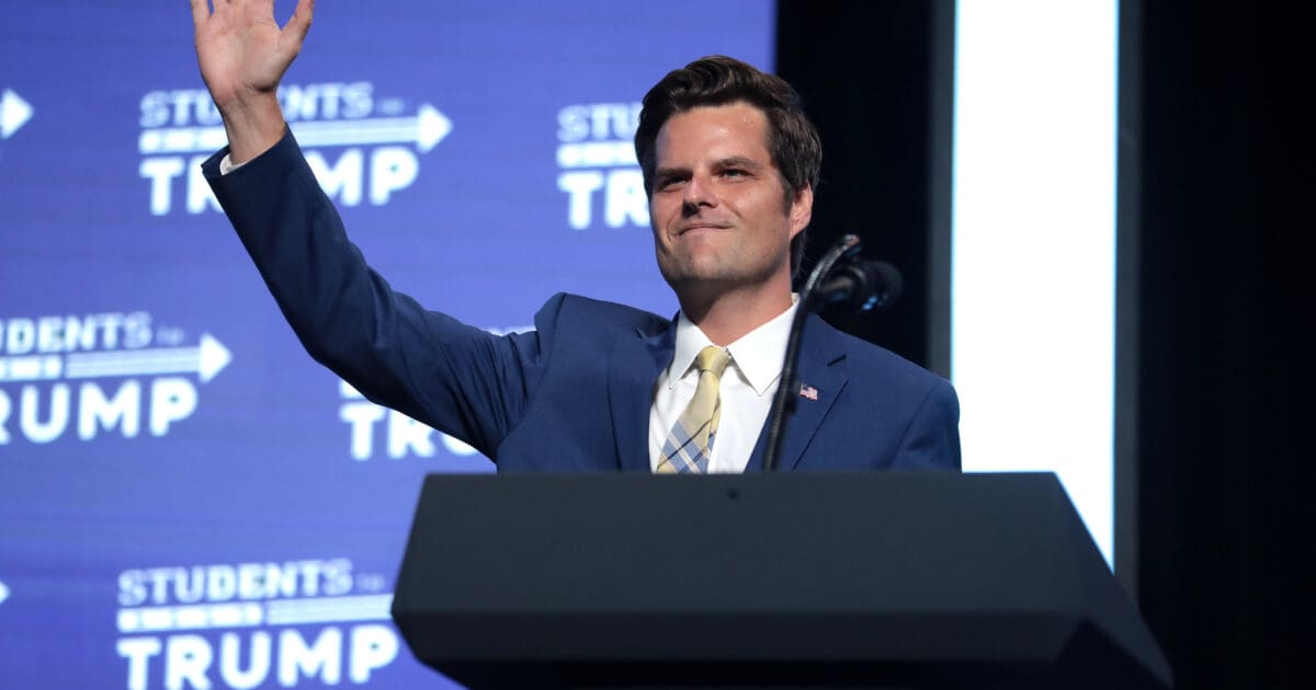 Rep. Matt Gaetz Dismisses NBC's Claim on 2026 Florida Governor Run as "Overblown Clickbait" in Comments to Gateway Pundit | The Gateway Pundit