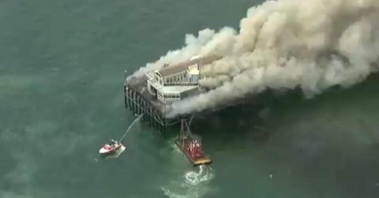 JUST IN: Massive Fire Consumes Oceanside Pier in San Diego (VIDEO ...