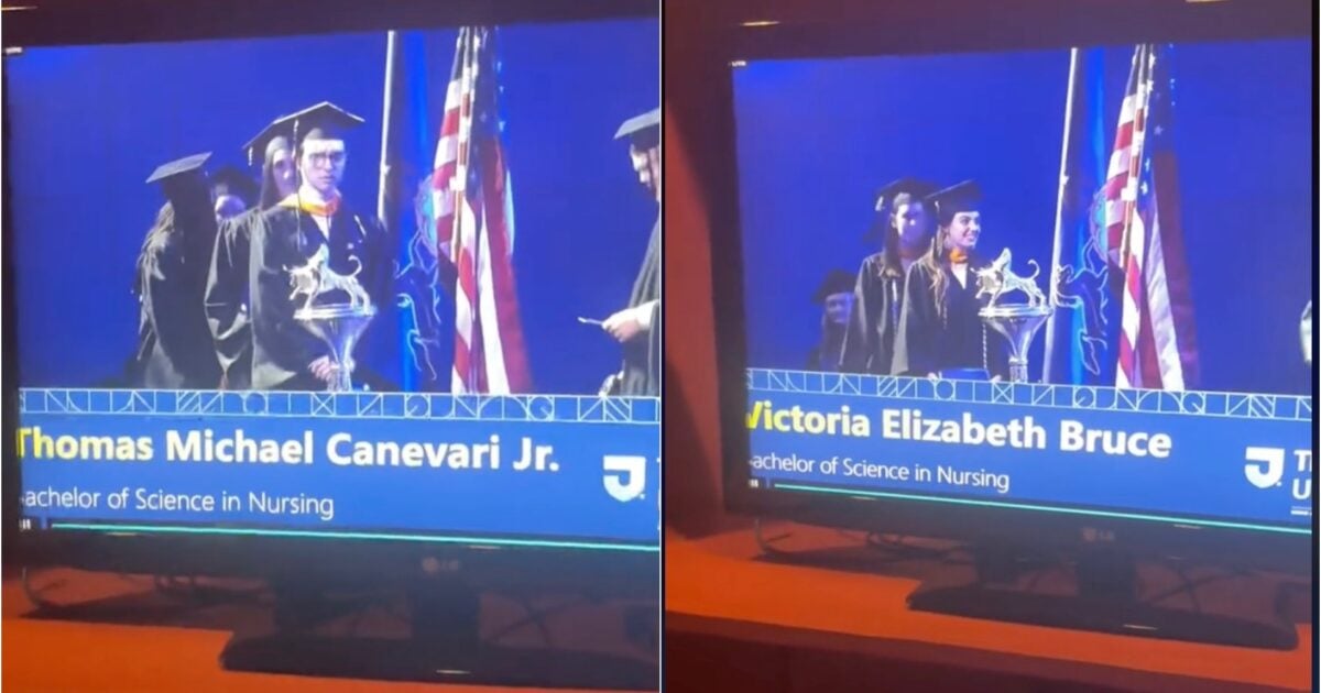 GOING VIRAL Thomas Jefferson University Graduation Announcer Botches